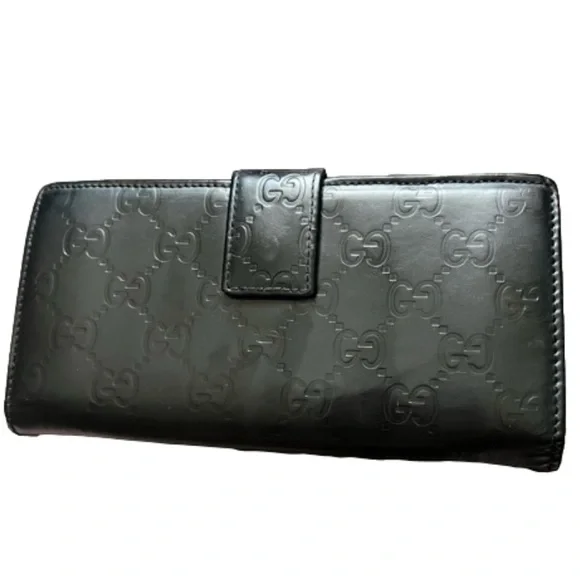 Gucci Black Long Bifold Wallet - Picture 2 of 14